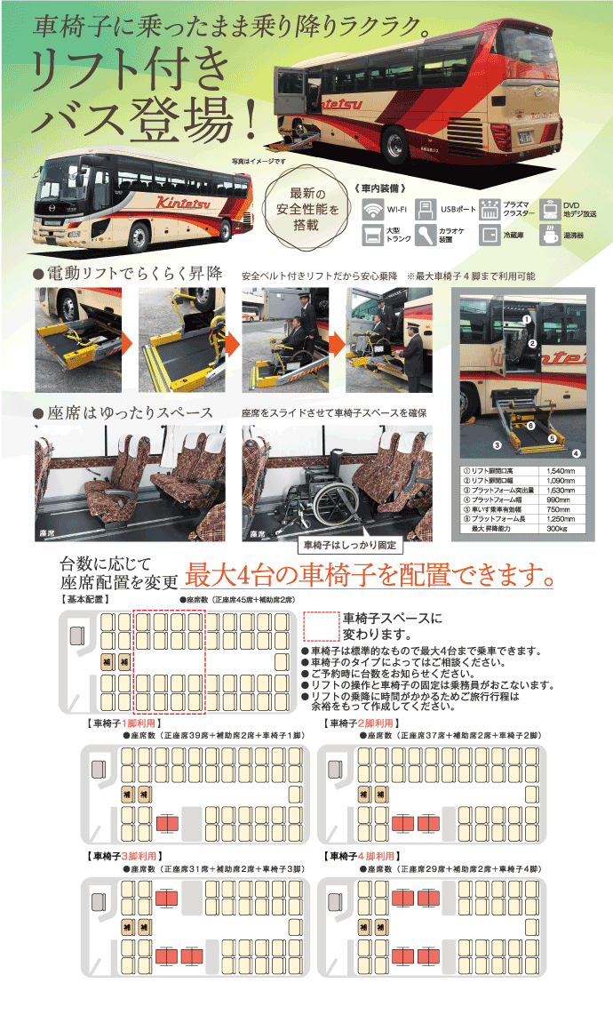 リフト付き車両導入